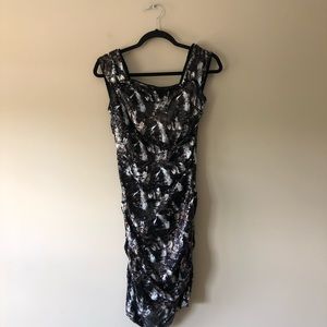 Nicole Miller sequin bodycon dress